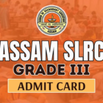 Assam SLRC Grade 3 Admit Card 2024, ADRE Class III Exam Dates Announced, Check Paper Pattern